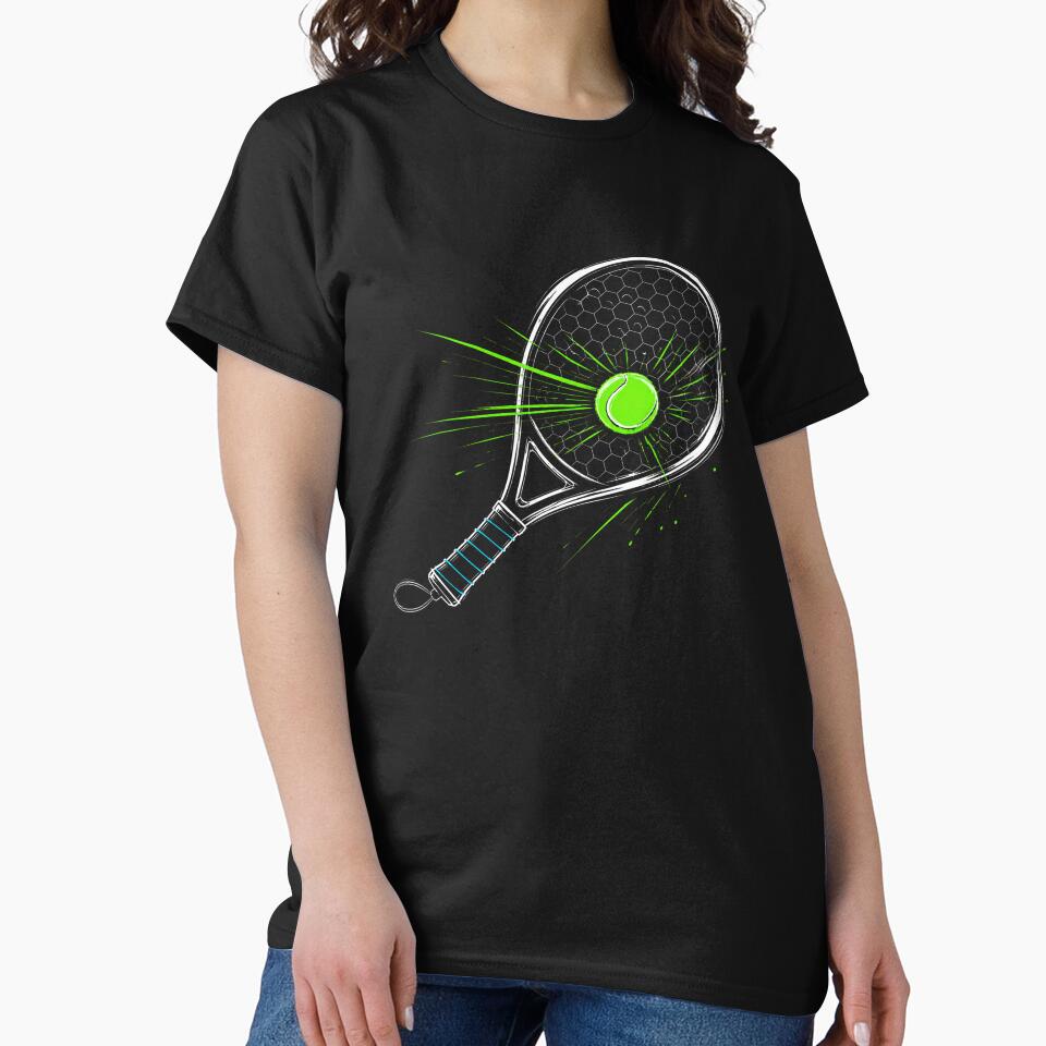 Padel Racket Ball Impact Explosion Graphic by Marel55