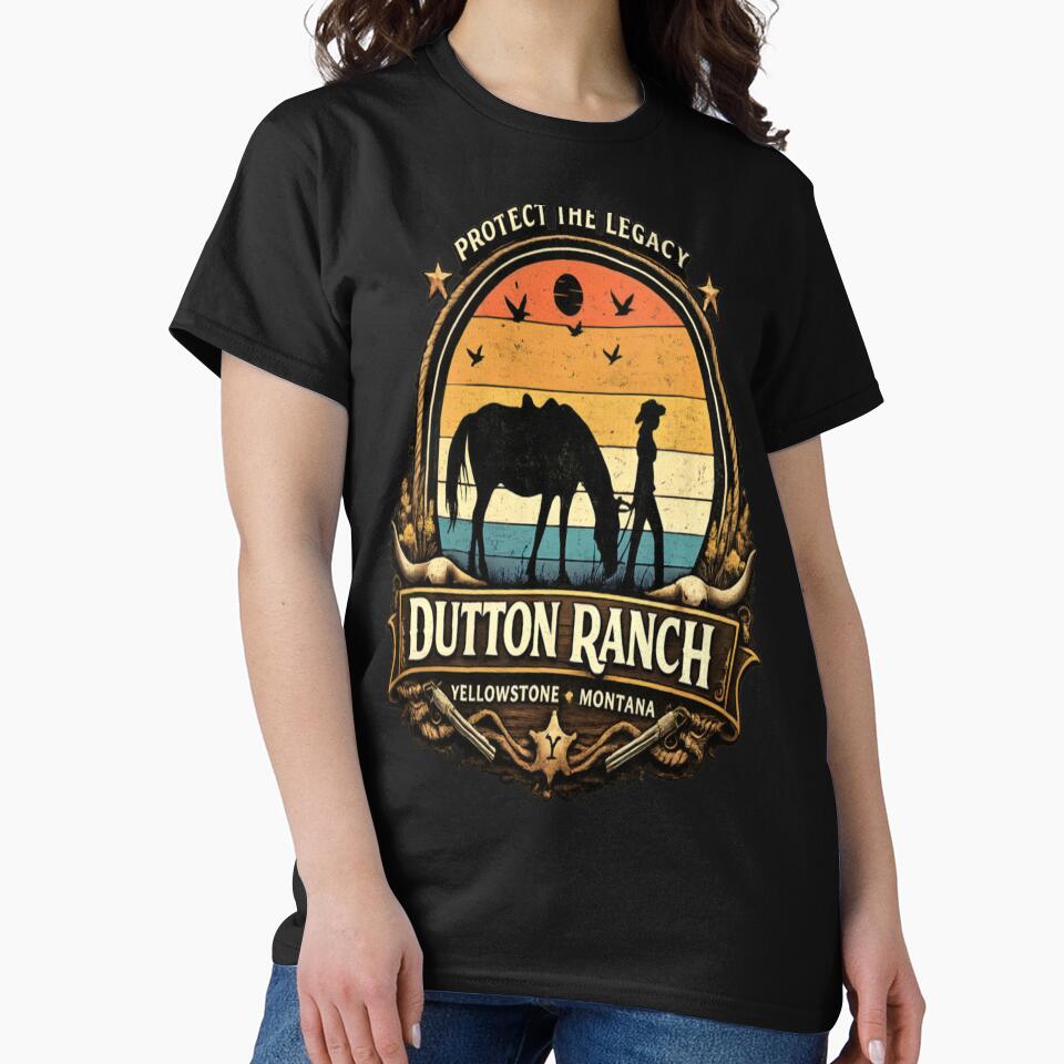 Protect The Legacy – Dutton Ranch Vintage W by CatLovers Studio
