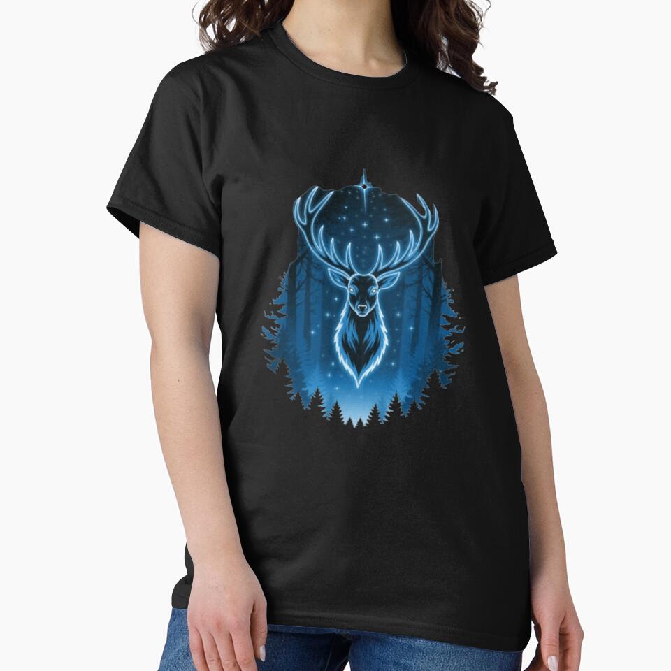 The Glowing Stag Patronus by Mayverse