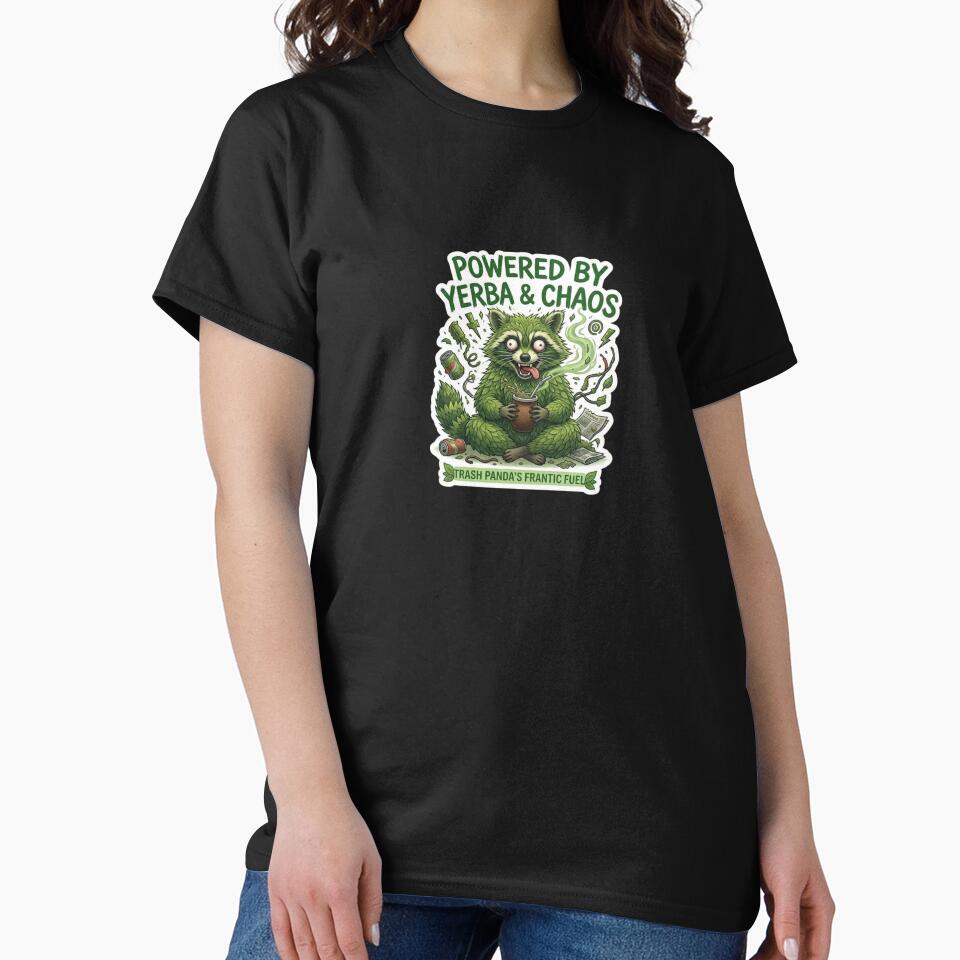 Mossy Raccoon Sticker - Powered by Yerba & Chaos | Goblincore Art by By Dana Studio