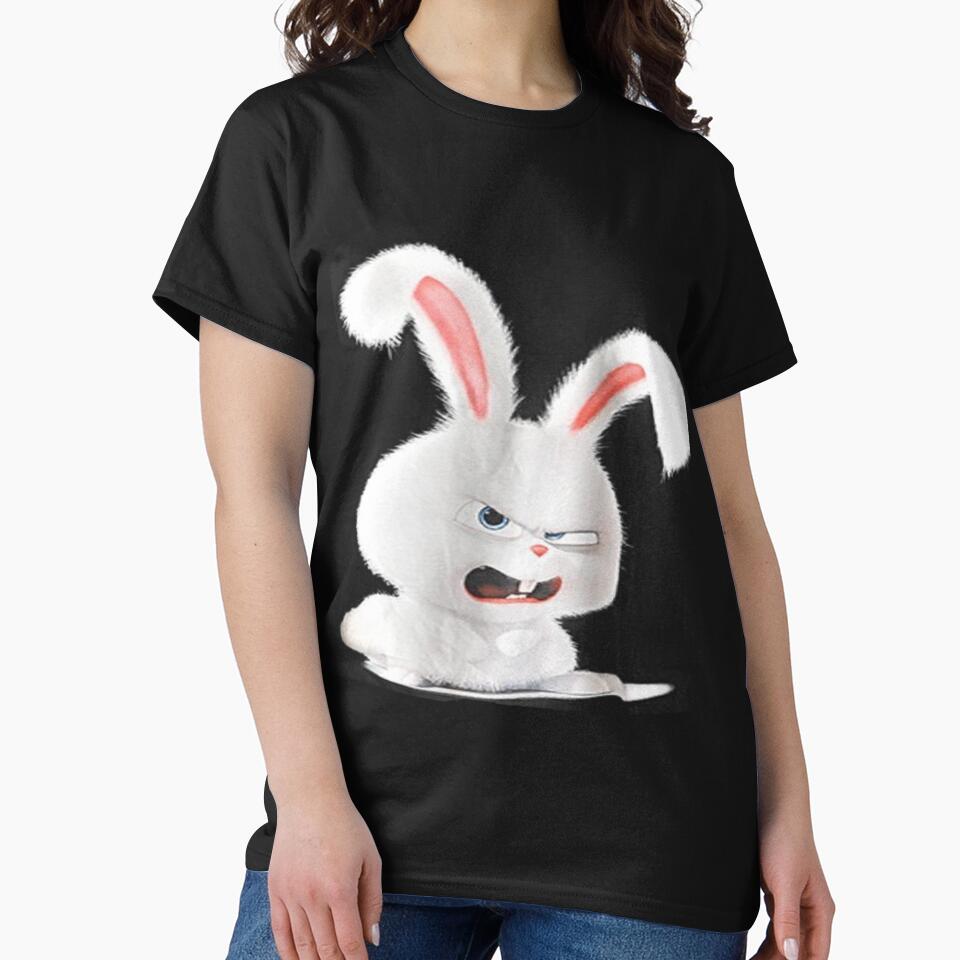 Angry Cute Bunny Rabbit Collection T.Shirts, Stickers, Long Sleeves and more! by Full  Trendy