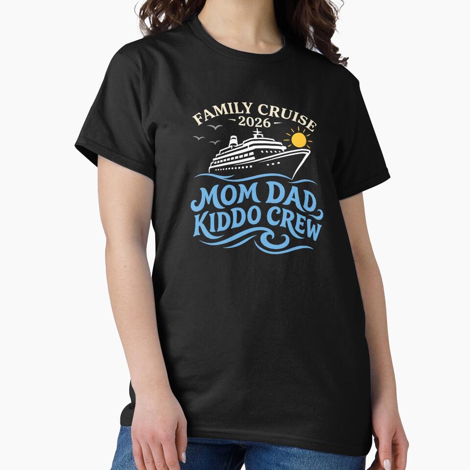 Vacation Family Cruise 2026 Mom Dad Kiddo Crew by Aetherix Studio