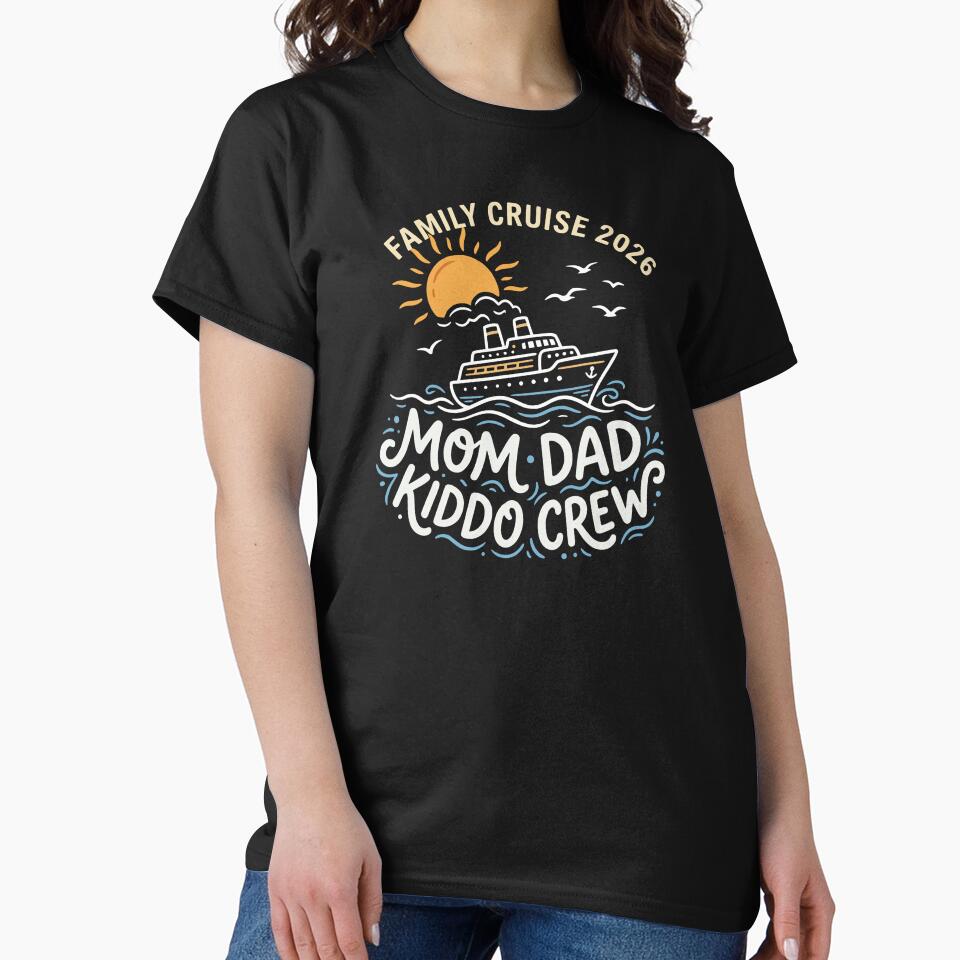 Family Cruise 2026 Mom Dad Kiddo Crew Matching Vacation by Aetherix Studio
