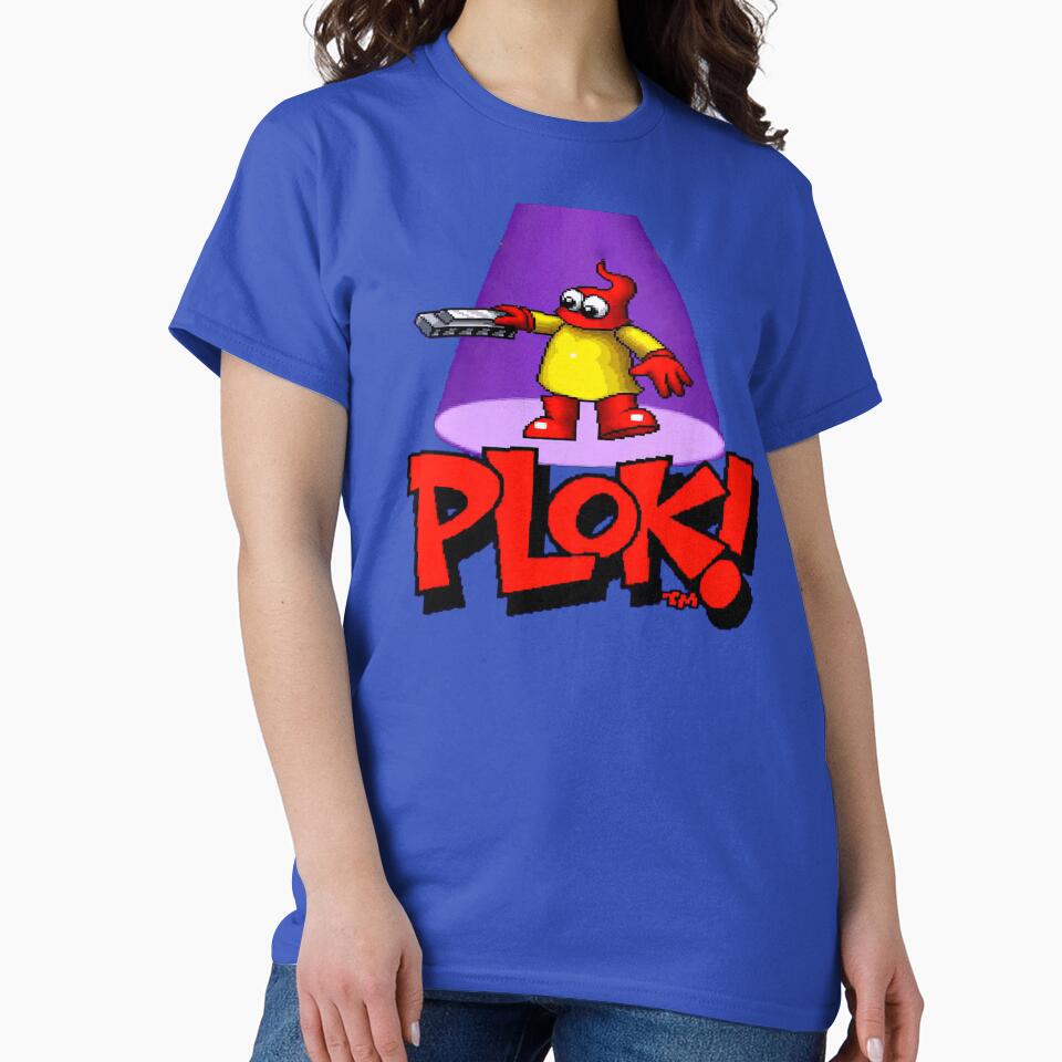 Plok HD Title Screen by Retr0Tshirts