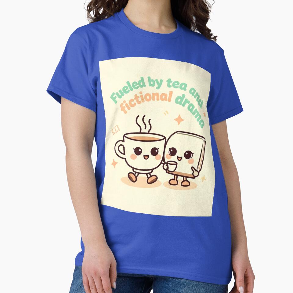 Kawaii Retro Japanese Tea Fueled By Fictional Drama Mascot by Goldenhourtees