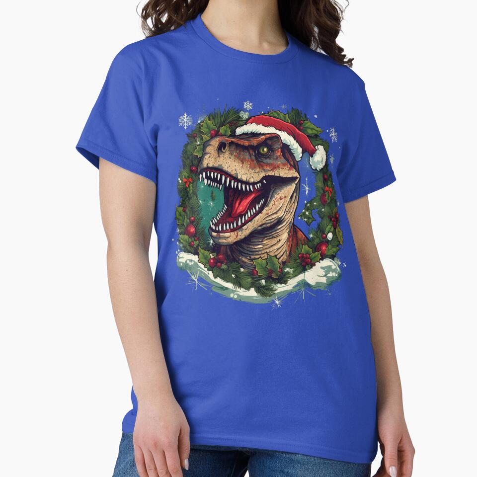 T-Rex Christmas by vladocar