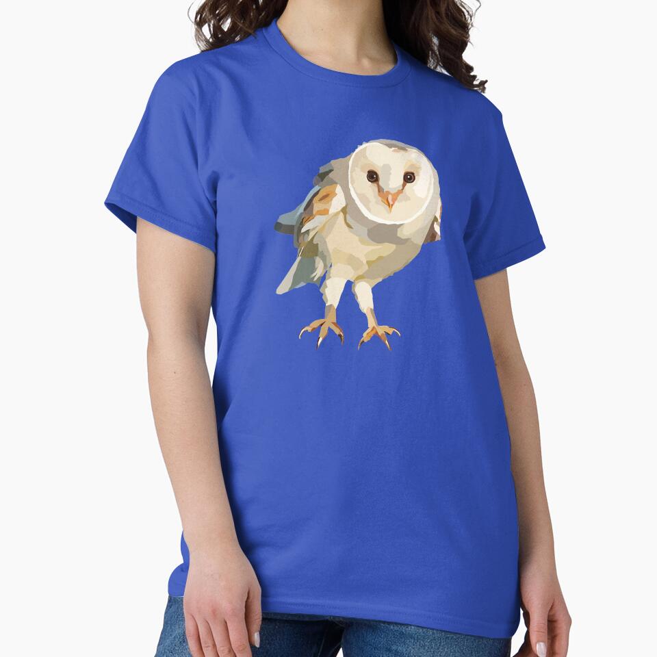 Barn Owl Crouching Illustration by MariaWorkman