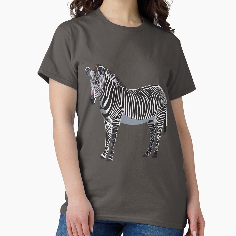 G is for Grevy’s Zebra ,Grevy’s Zebra – Distinctive African Plains Zebra Wildlife Illustration by PrettylittlepastelUk