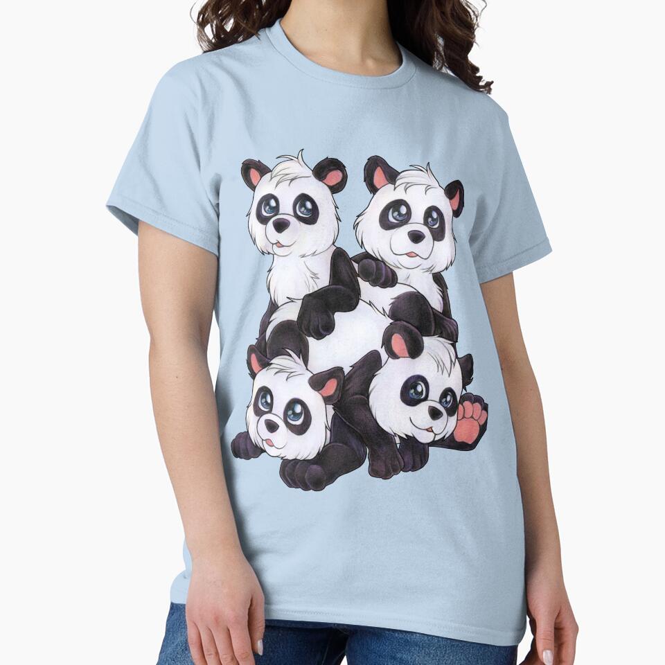 Cute panda Great gift idea for panda lovers by ZadzeneaArt