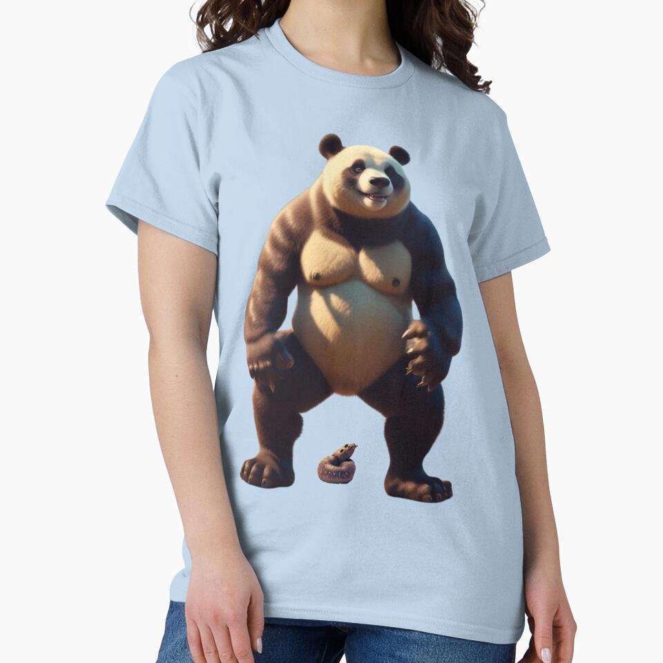 Bodybuilding Panda Takes Protein Dump by pUNKnown