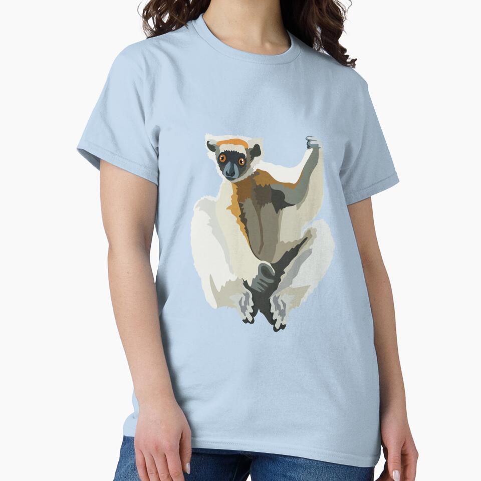 Golden Crowned Sifaka by PrettylittlepastelUk