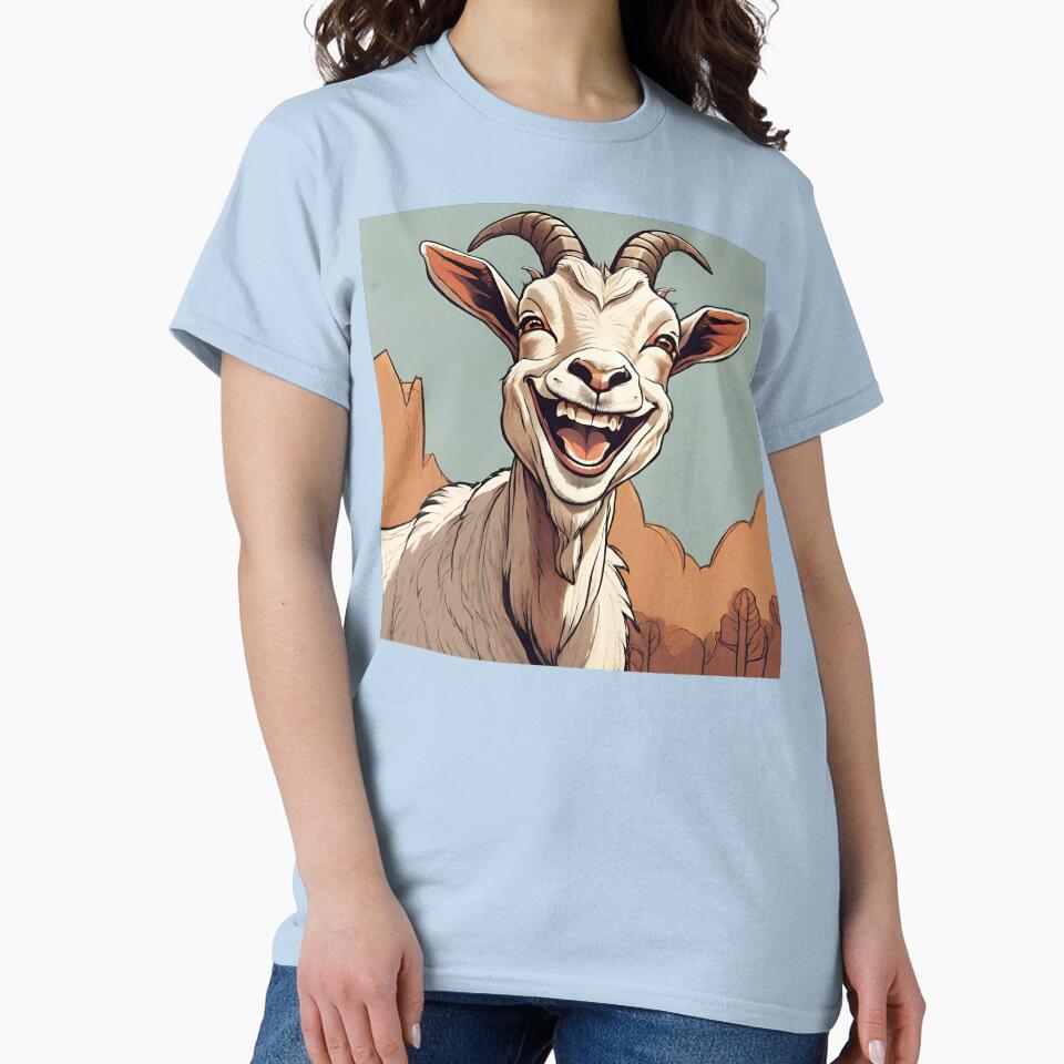 Smiling goat by Vilemo
