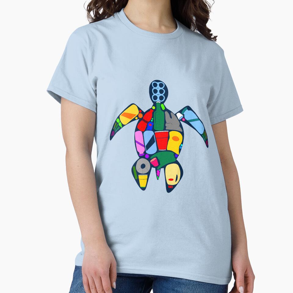 Turtle- ocean plastics by ThePlanetShop