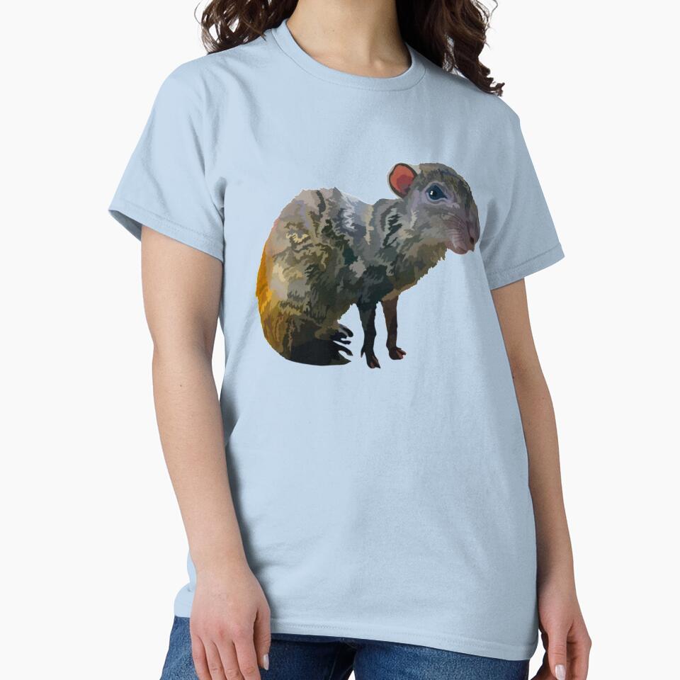 A is for Agouti,Agouti Artwork – Distinctive Rodent Illustration and Tropical Wildlife Design by PrettylittlepastelUk