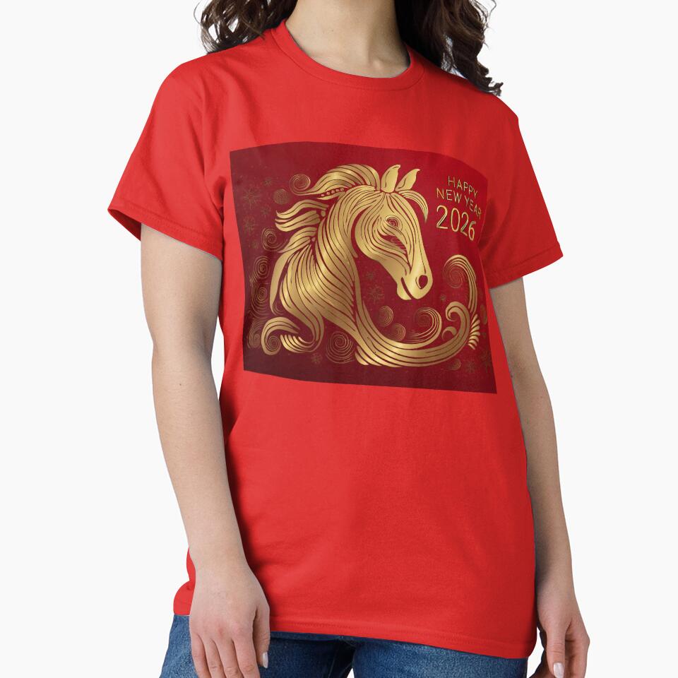 Golden Horse Lunar New Year 2026 by Blue Horse Photo Magic