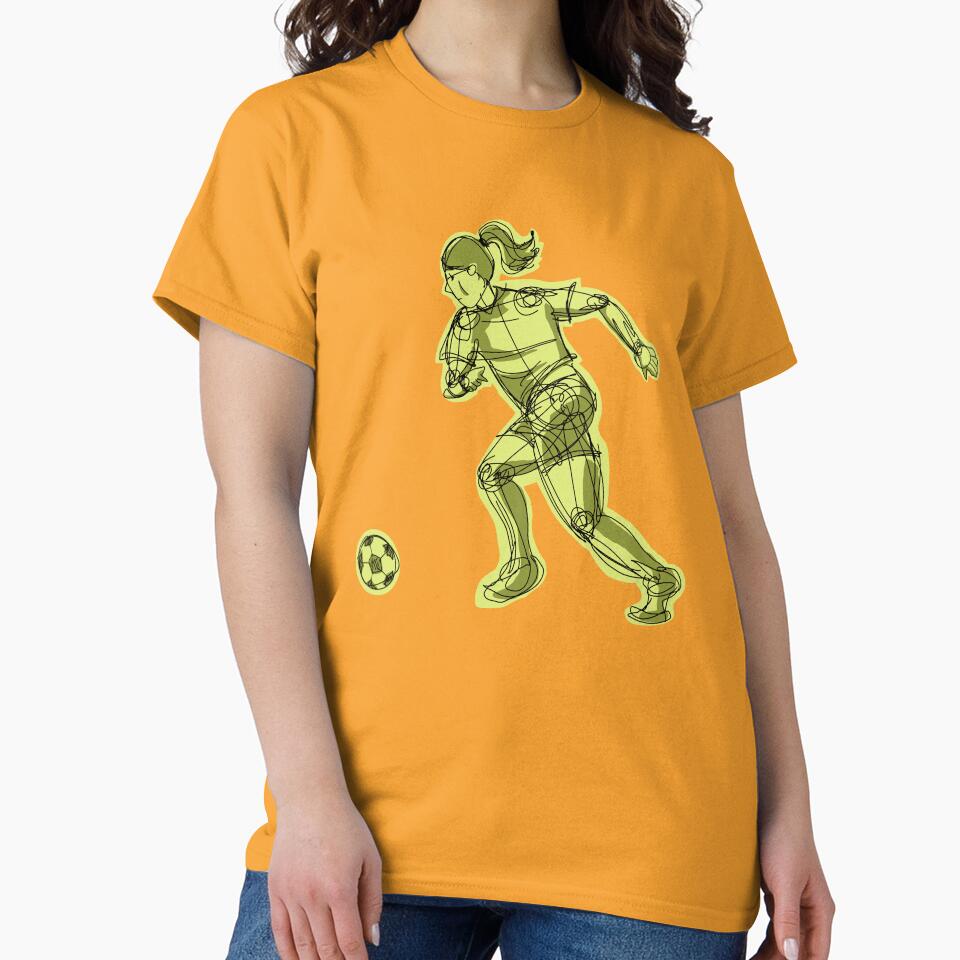 Charging Soccer with yellow background by missmann
