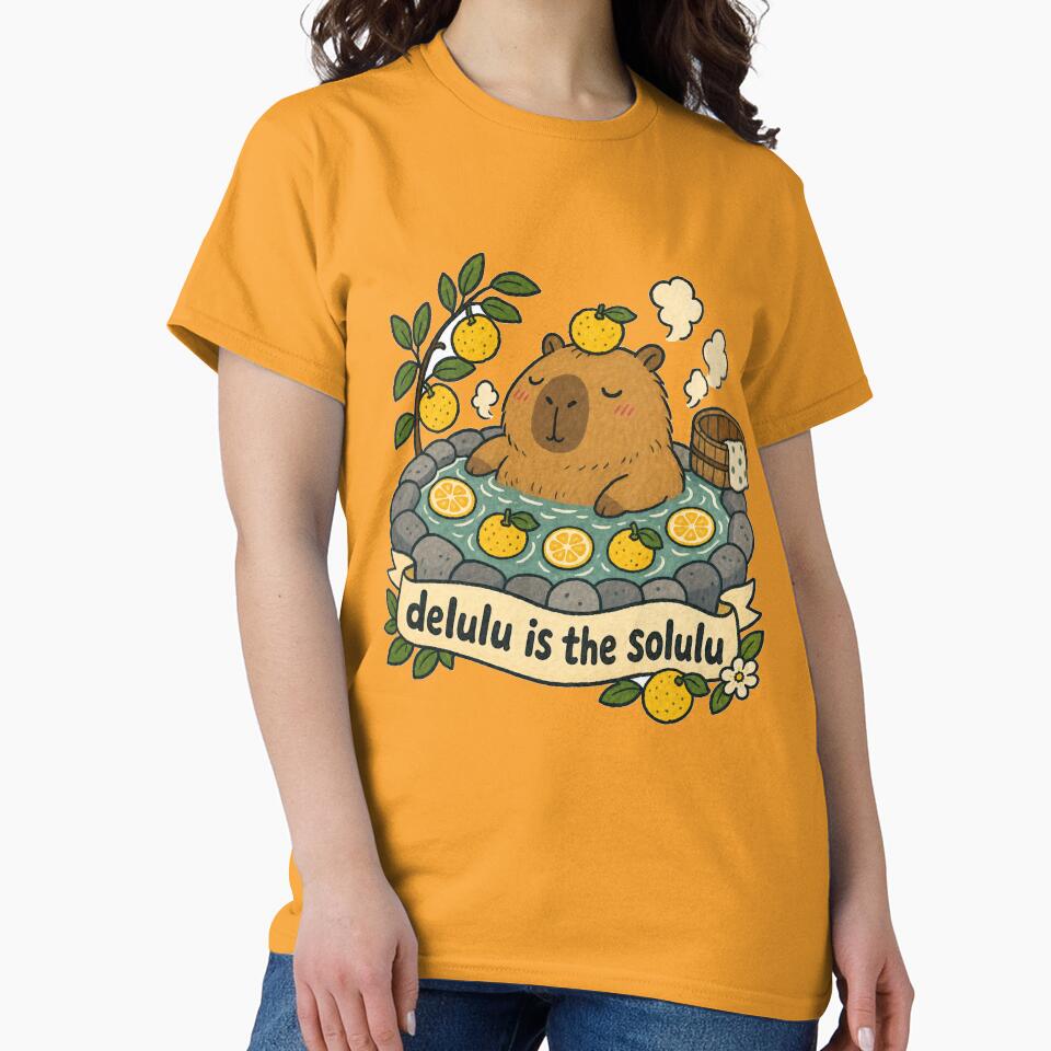 Delulu Is the Solulu Capybara by VisualArtsOasis