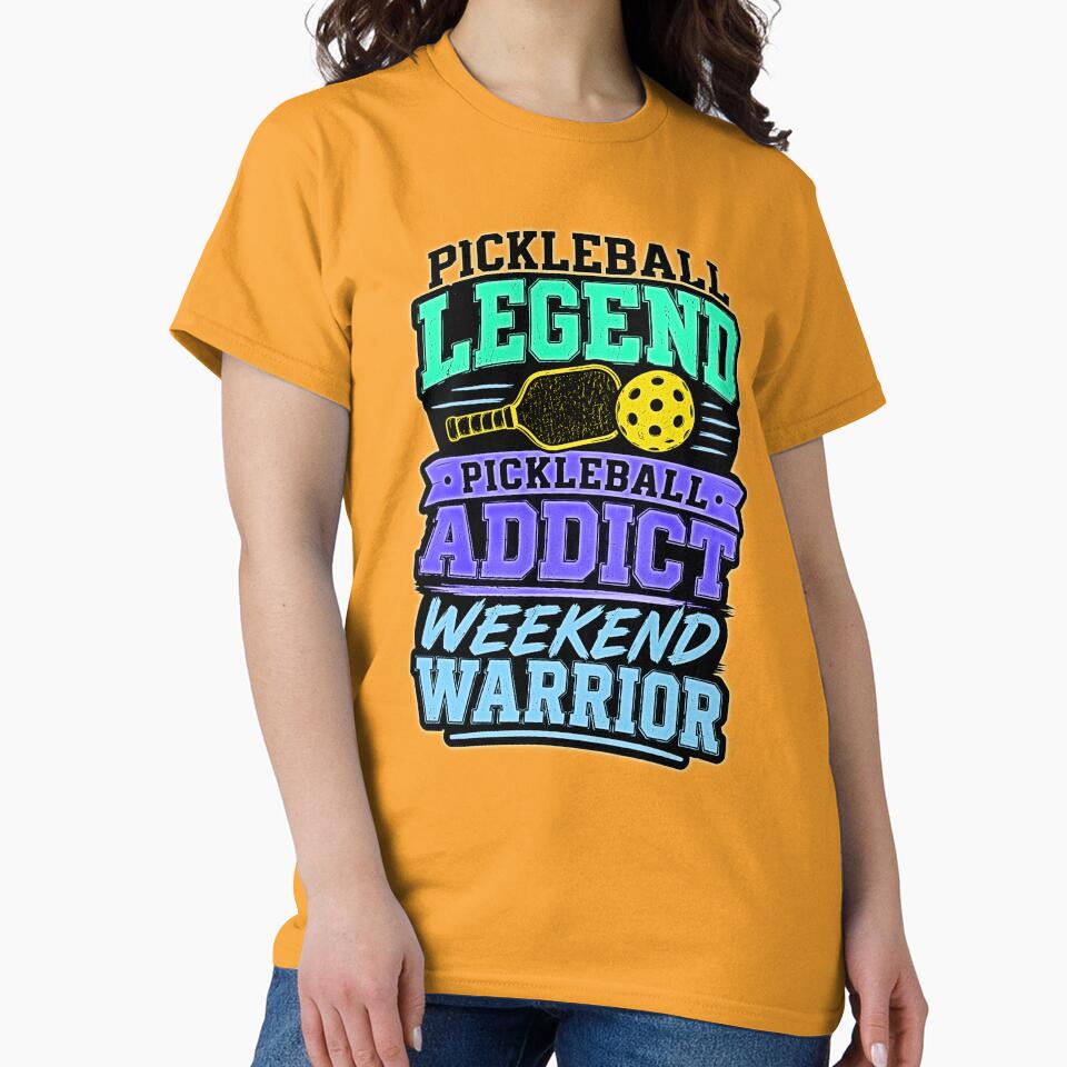Pickleball Legend Addict Weekend Warrior by Mr Lee
