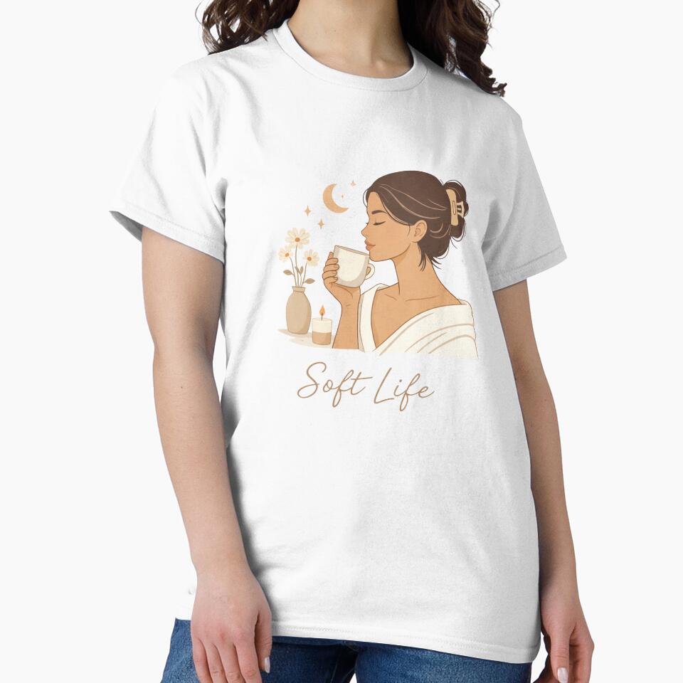 Soft Life Aesthetic Minimalist Girl Design by Hoffmann-Shop