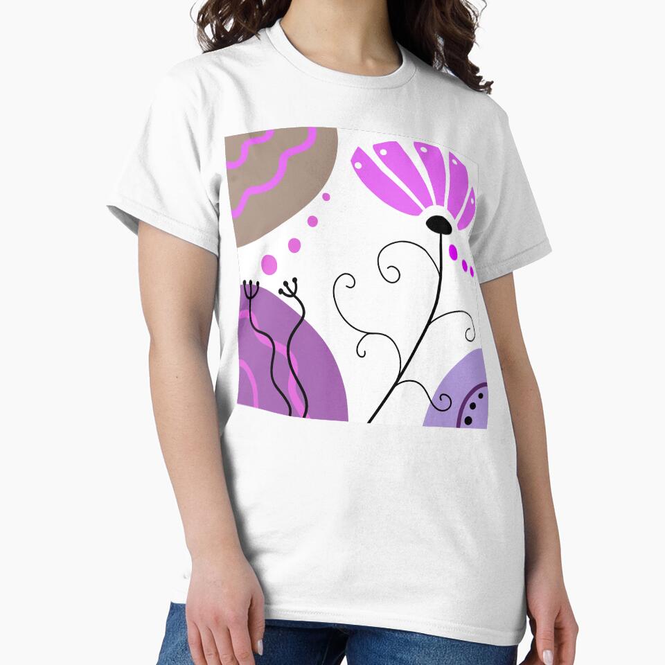 Whimsical Purple Boho Minimalism by Sartoris Art