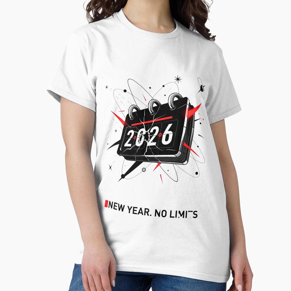 Dynamic 2026 New Year Countdown - Cracked Calendar Sci-Fi Design by lojadpop