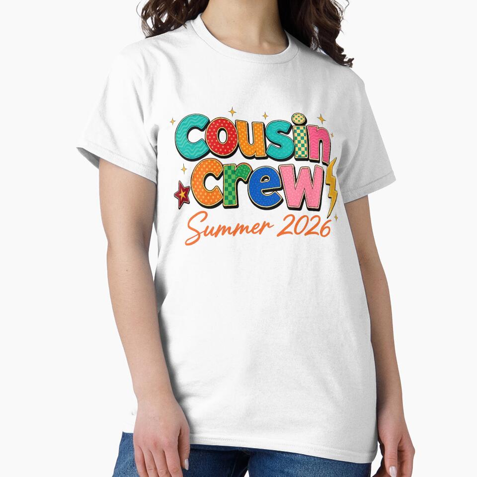 Cousin Crew Summer 2026 Retro Family Vacation Matching Reunion by CutOutIdols