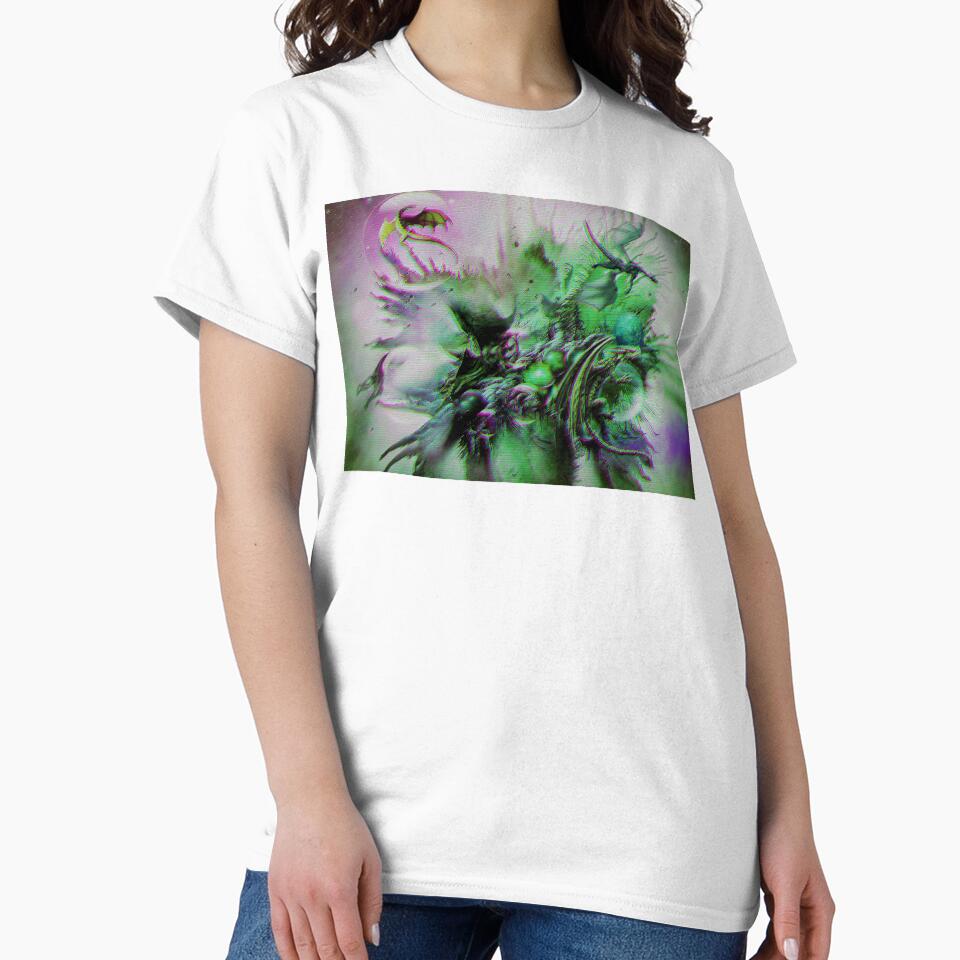 Glitch Chaos Dragon Tamer-Green by BioDigital-Jazz