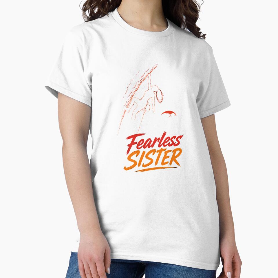 Born to Climb – Fiery Rock Climber Silhouette Motivational Design by EichStore