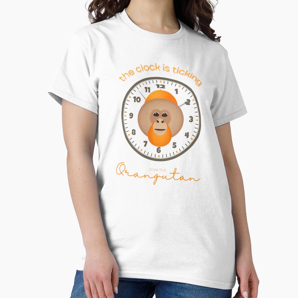 Save The Orangutan The Clock Is Ticking iPad Case by MagicWolfStar
