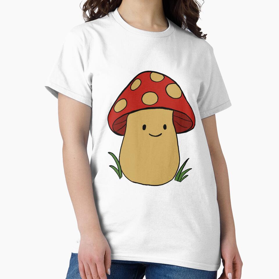 Whimsical Cottagecore Mushroom Illustration by tiTheGoldenPath