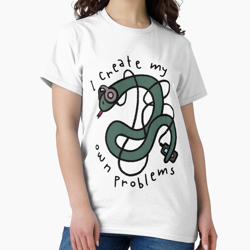 Funny Snake With Tangled Headphones Art by ipjbrhrzfqo79