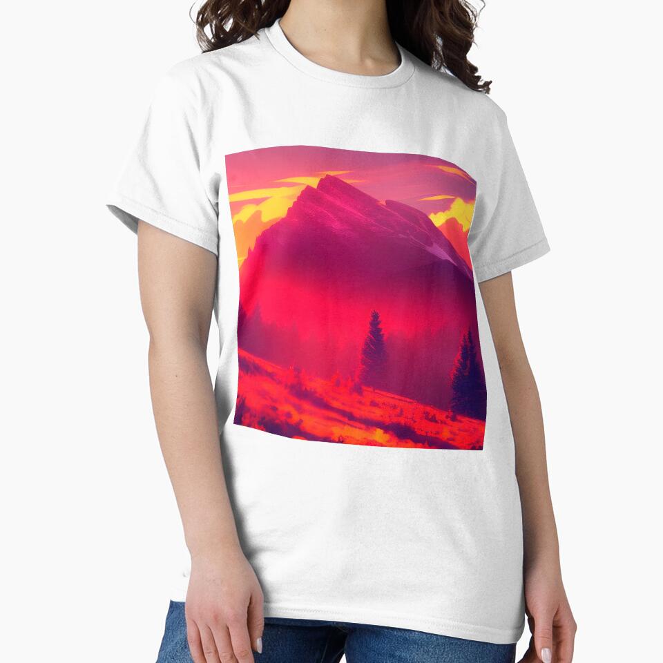 Minimalist Landscape Mountain Valley: A Stunning Addition to Your Home Decor by supeart