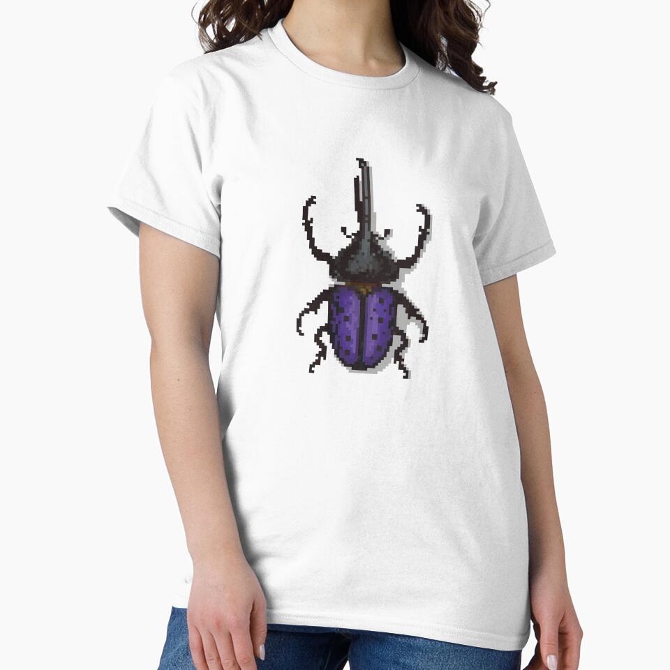 Pixel art beetle nº 48 by Kanistamps