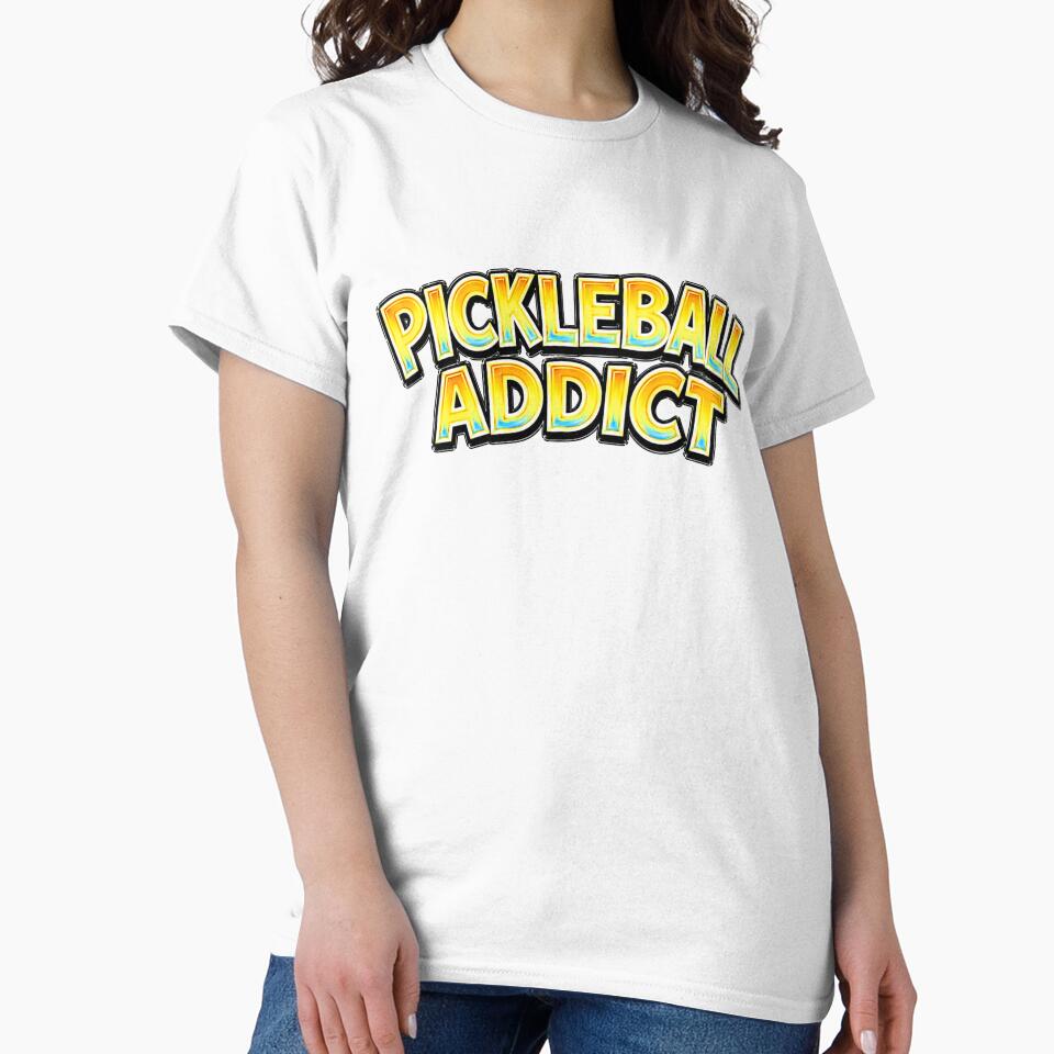Pickleball Addict – Hand Drawn Childlike Typography by Mac Sketches