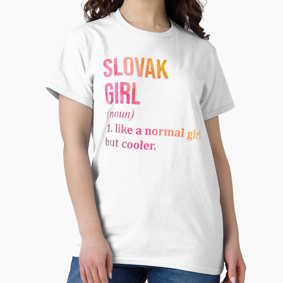 Slovak Girl Definition Slovakia in Watercolor by XCIV