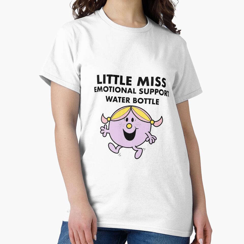 little miss emotional support water bottle by lilystickers65