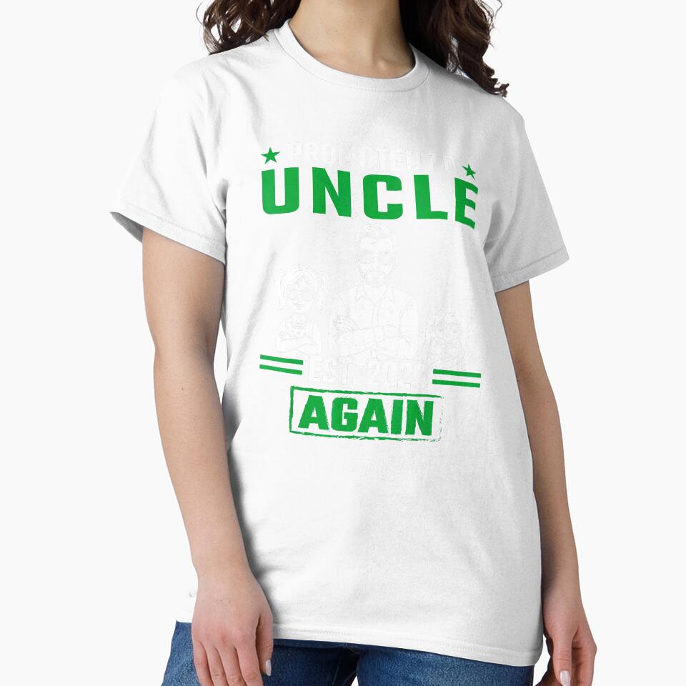Promoted to Uncle Again Est 2026 Funny New Baby Announcement by zamiokaline