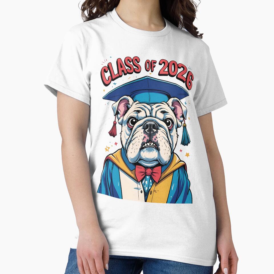 "Class of 2026" Formal Bulldog Graduate by DarylWelsh2024