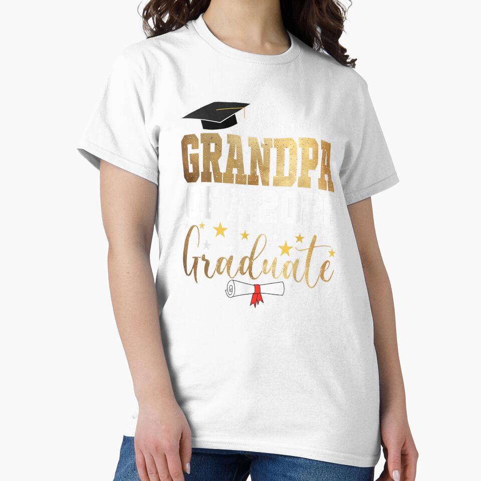 Proud Grandpa Of A 2026 Graduate Class Of 2026 Graduation Ceremony Gift by GenioFin