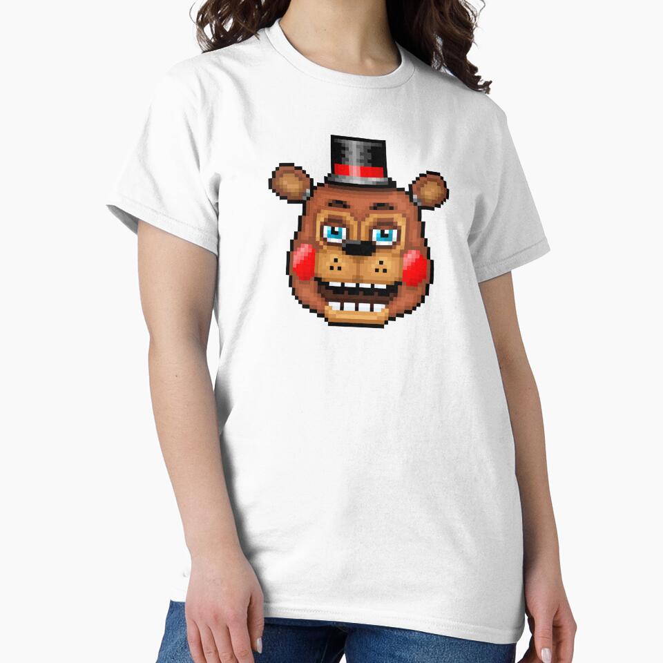 Five Nights at Freddy's 2 - Pixel art - Blue eyes Toy Freddy by GEEKsomniac