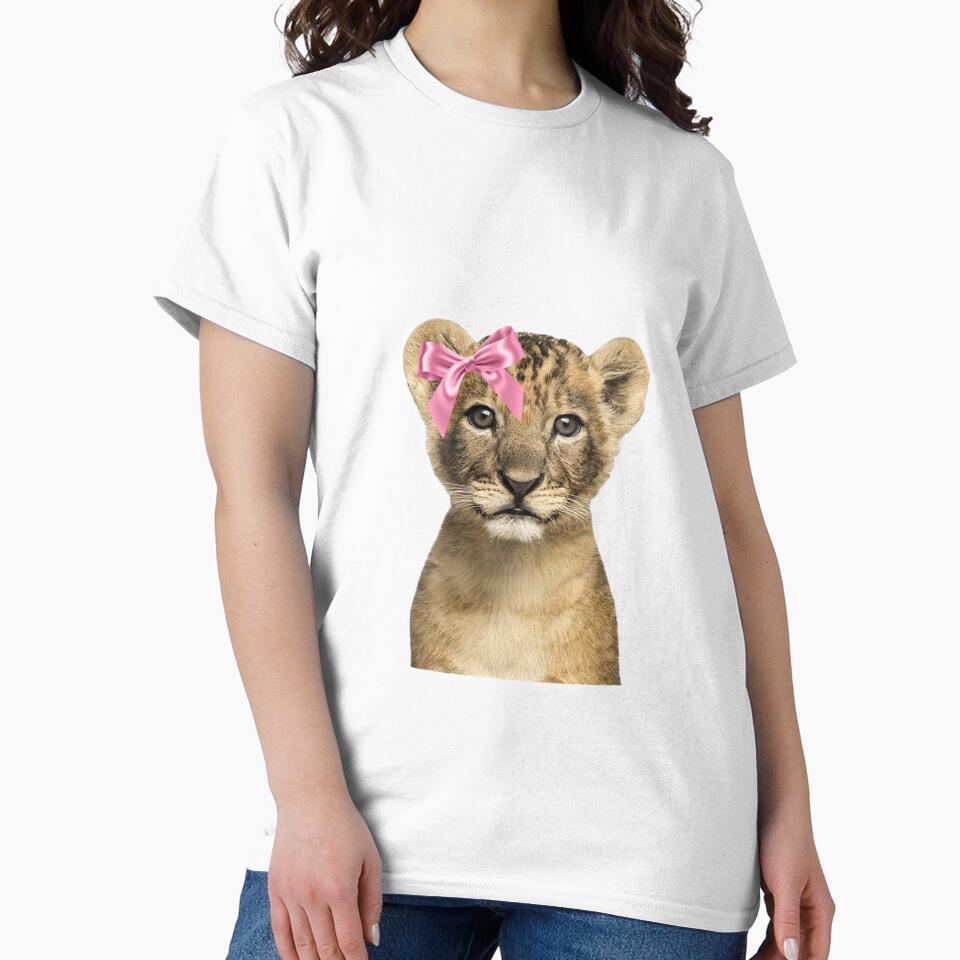 Lion cub wearing bow by SillyLittleSnek
