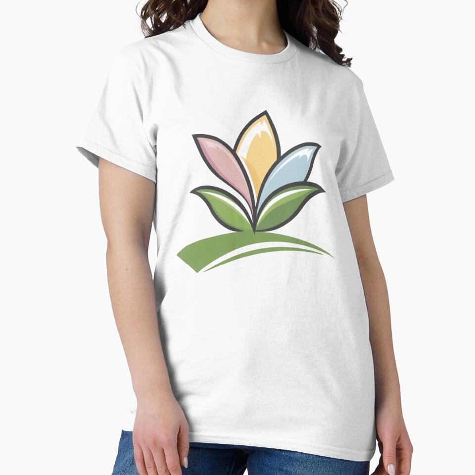 Spring Flower Petals Colorful Logo Gardener Plant Native Meadow Minimalist Garden Fruits by Cr320