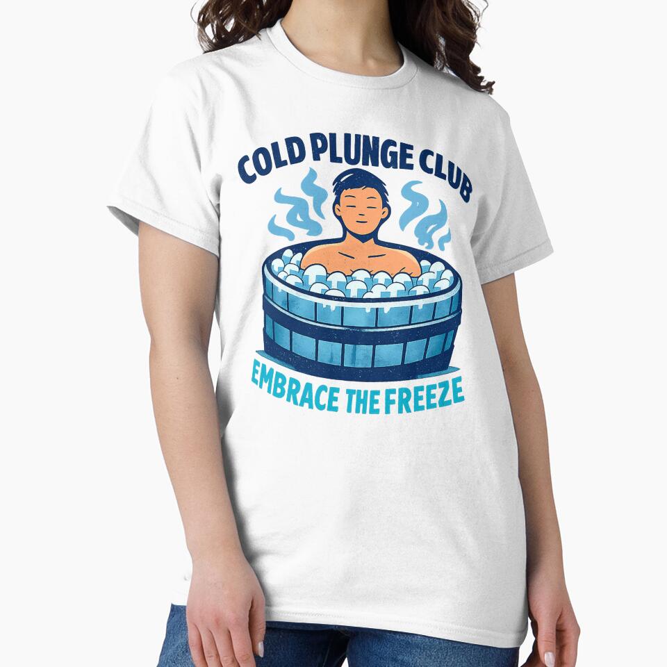 Cold Plunge Club Embrace The Freeze Wellness by VaultInk