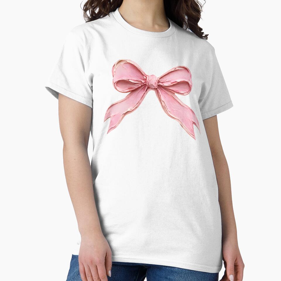 Girly Pink Bow Aesthetic by InkRevolt