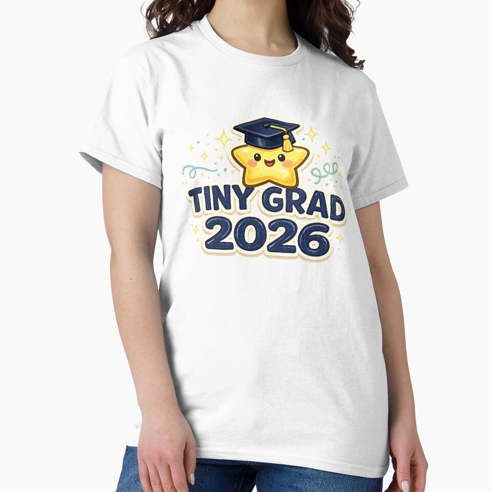 Tiny Grad 2026 Cute Star Graduation by PunchDrop