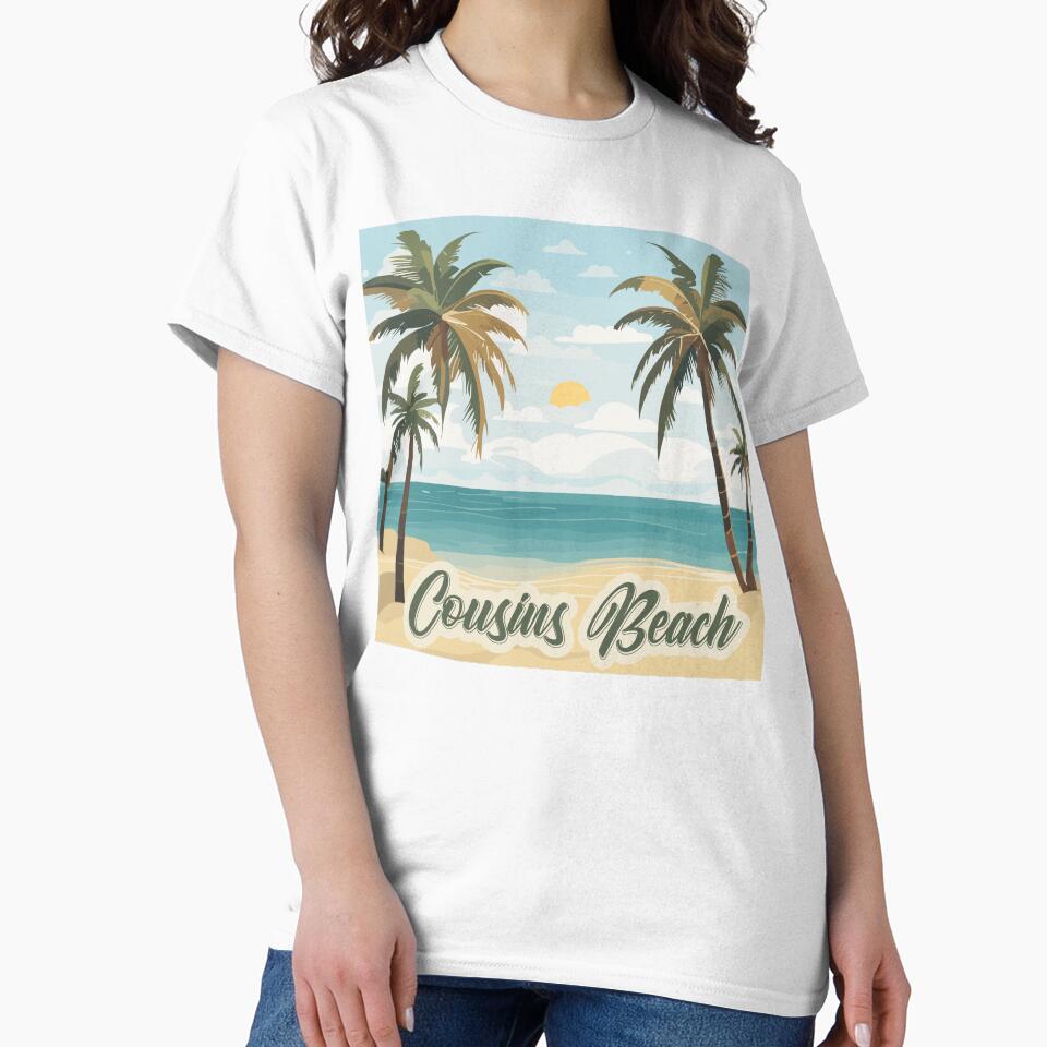 Cousins Beach Tropical Palm Tree Summer Vacation Art by PixelWaveBD