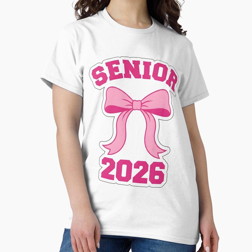 Senior 2026 Coquette Bow Pink - Class of 2026 by Abdeelol