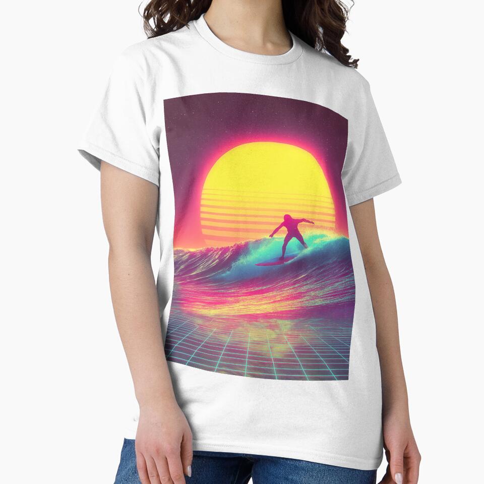 Neon Tide Rider by ArgentoArt