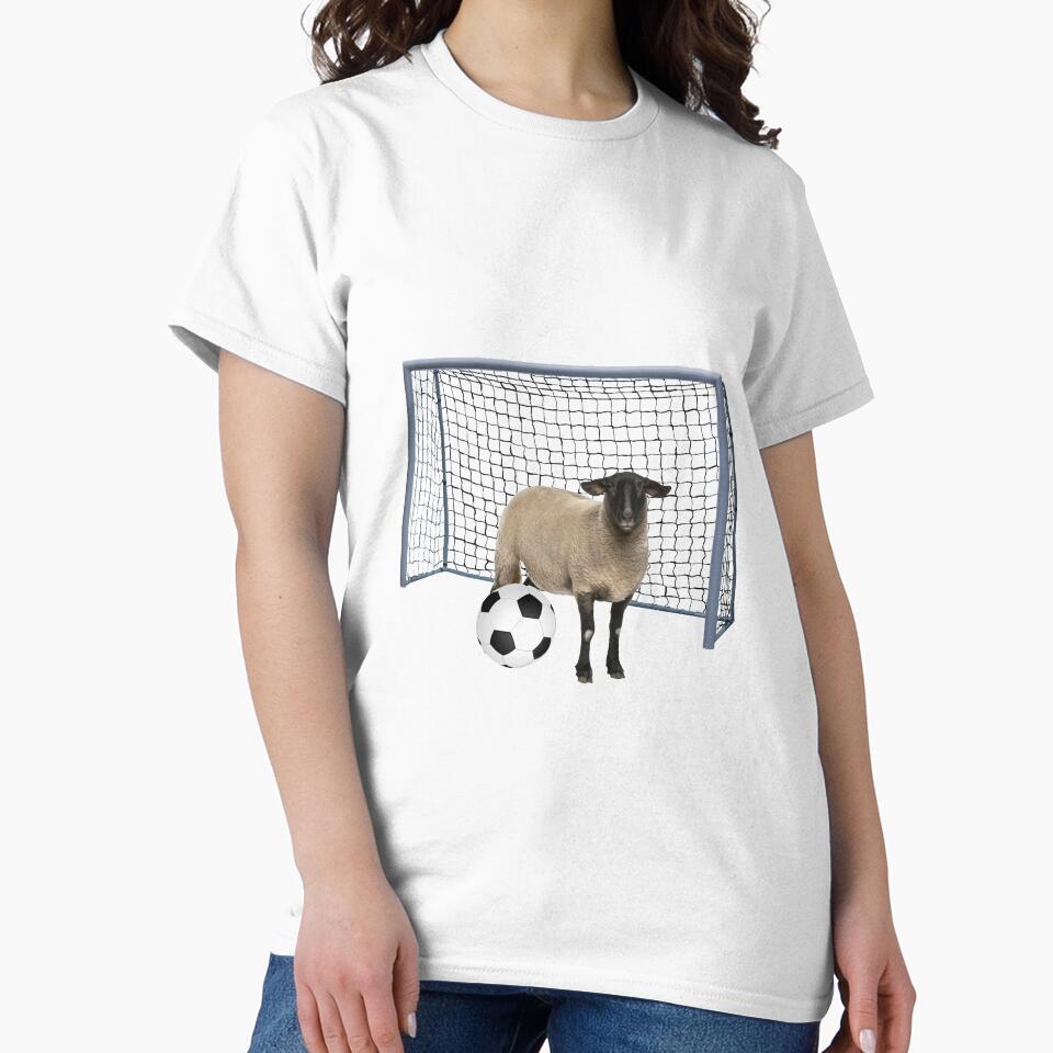 Sheep - Football soccer goal by Move-Art