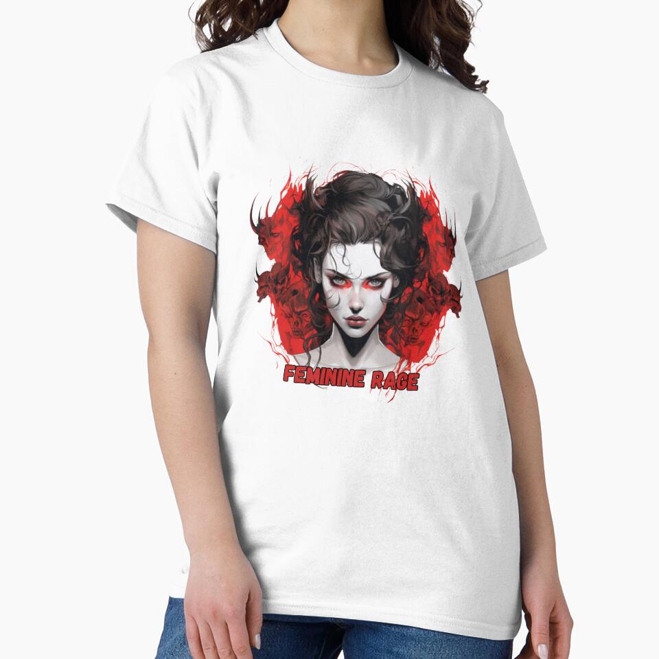 Feminine Rage Dark Feminine Woman Illustration by LazyButGenius